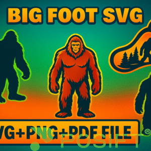 Big foot SVG, Wild Monster SVG, Sasquatch SVG, Big Foot SVG Cut Files, Big foot PNG, bigfoot SVG, Big Foot Clipart SVG (3)