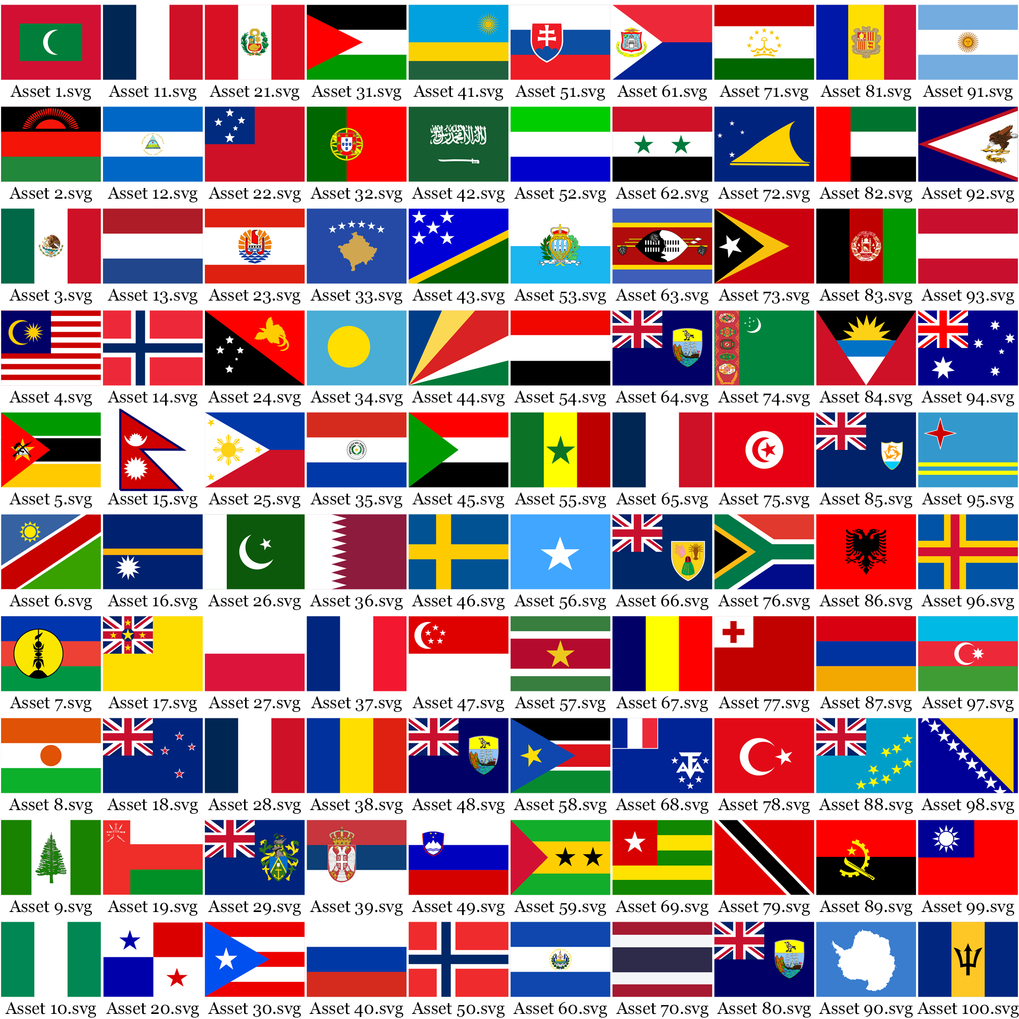 World Country Flags Icon Bundle | 250+ World Flag SVGs with Circle Backdrop | Digital Flag Set in Multiple Formats