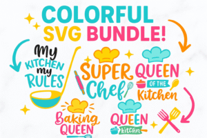 Kitchen SVG Bundle  Baking, Cooking & Kitchen Quotes SVG  Digital Download for Cricut & Silhouette (2)
