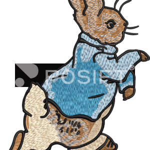 Floral Rabbit Embroidery Design Bundle | Cute Bunny Patterns | Digital Download
