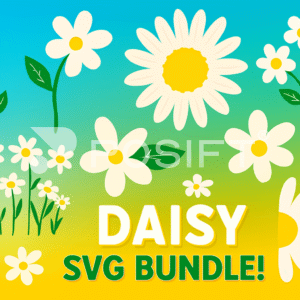 Daisy flower Svg ,Flower Svg ,floral svg,Daisy Svg, Flower vector clip art, Flower silhouette, Svg Files for Cricut, daisy png (1)