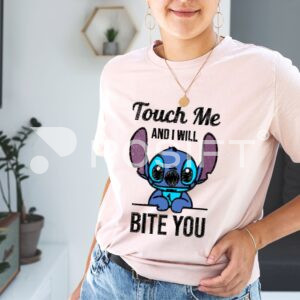 Touch Me And I Will Bite You" SVG | Cute & Sassy Digital Cut File | Crafting & Print-On-Demand Friendly