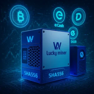 Bitcoin Solo Lottery Miner V7 | 2.4G WiFi | SHA-256 BM1366 | 1TH/s ASIC Miner